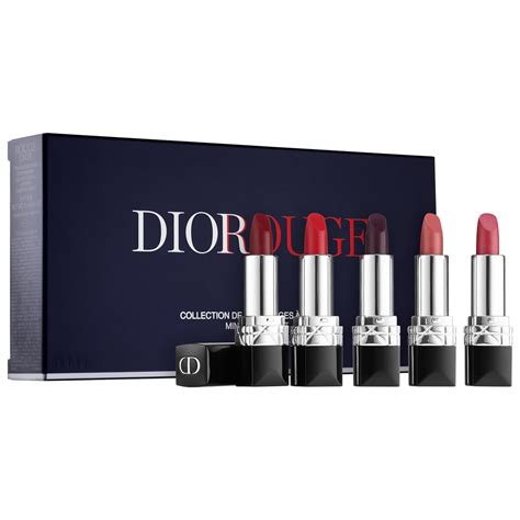 dior gift set lip|dior mini lipstick set.